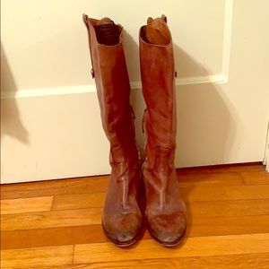 Arturo Chiang 8m brown riding boots
